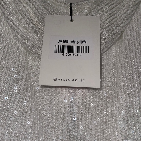 Hello Molly Frequent The Club Dress in White (size M) - Picture 5 of 5